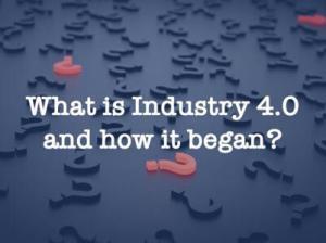 Industry-4.0 and how it began